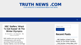 What Truth-news.com website looked like in 2018 (6 years ago)