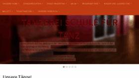 What Tanzerei.de website looked like in 2018 (6 years ago)