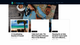 What Thetravelerszone.com website looked like in 2018 (6 years ago)