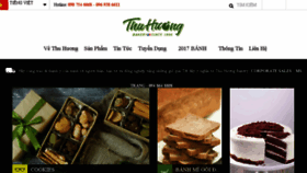 What Thuhuongbakery.com.vn website looked like in 2018 (6 years ago)