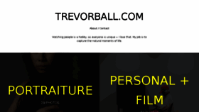 What Trevorball.com website looked like in 2018 (6 years ago)