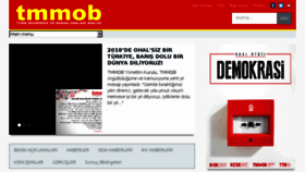 What Tmmob.org.tr website looked like in 2018 (8 years ago)
