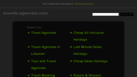What Travels-agencies.com website looked like in 2018 (6 years ago)