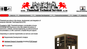 What Thanehall.co.uk website looked like in 2018 (6 years ago)