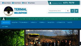 What Termal.bel.tr website looked like in 2018 (6 years ago)
