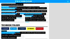 What Techbook.de website looked like in 2018 (6 years ago)