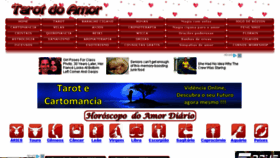 What Tarotdoamor.com.br website looked like in 2018 (6 years ago)