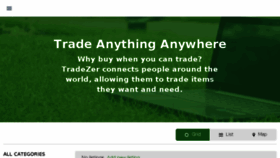 What Tradezer.com website looked like in 2018 (6 years ago)
