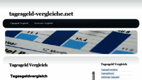 What Tagesgeld-vergleiche.net website looked like in 2018 (6 years ago)