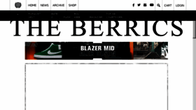 What Theberrics.com website looked like in 2018 (6 years ago)