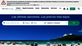 What Tripadvisor.es website looked like in 2018 (6 years ago)