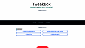What Tweakbox.mobi website looked like in 2018 (6 years ago)