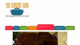 What Thecountrycook.net website looked like in 2018 (6 years ago)