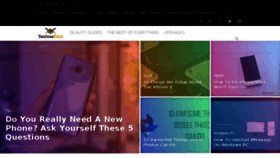 What Technobezz.com website looked like in 2018 (6 years ago)