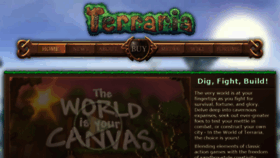What Terraria.org website looked like in 2018 (6 years ago)