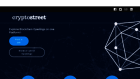 What Thecryptostreet.com website looked like in 2018 (6 years ago)