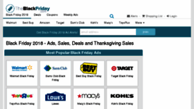 What Theblackfriday.com website looked like in 2018 (6 years ago)
