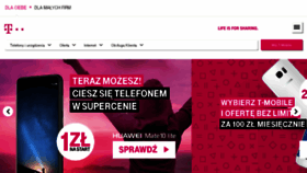 What T-mobile.pl website looked like in 2018 (6 years ago)