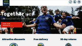 What Teamshirts.co.uk website looked like in 2018 (6 years ago)