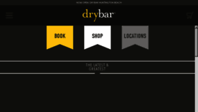 What Thedrybar.com website looked like in 2018 (6 years ago)