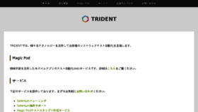 What Trident-qa.com website looked like in 2018 (6 years ago)
