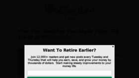 What Themoneyhabit.org website looked like in 2018 (7 years ago)