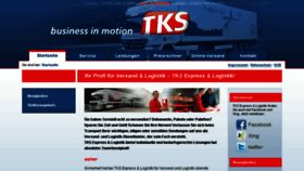 What Tks-express.de website looked like in 2018 (6 years ago)
