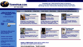 What Townhub.com website looked like in 2018 (6 years ago)