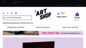 What Theartshopskipton.co.uk website looked like in 2018 (6 years ago)