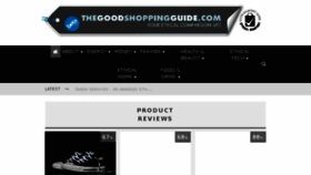 What Thegoodshoppingguide.com website looked like in 2018 (6 years ago)