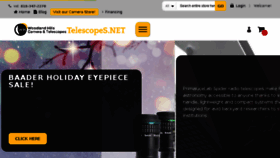 What Telescopes.net website looked like in 2018 (6 years ago)
