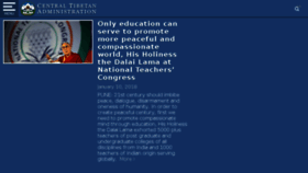 What Tibet.net website looked like in 2018 (7 years ago)