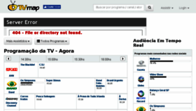 What Tvmap.com.br website looked like in 2018 (6 years ago)