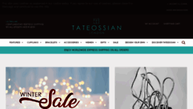 What Tateossian.com website looked like in 2018 (6 years ago)