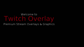What Twitchoverlay.com website looked like in 2018 (6 years ago)
