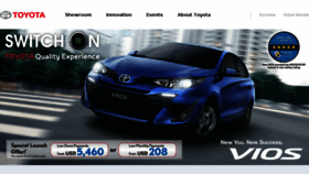 What Toyota-myanmar.com website looked like in 2018 (6 years ago)
