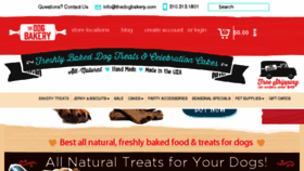 What Thedogbakery.com website looked like in 2018 (6 years ago)