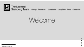 What Theleonardsteinbergteam.com website looked like in 2018 (6 years ago)