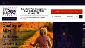 What Treatingpain.com website looked like in 2018 (6 years ago)