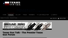 What Texasguntalk.com website looked like in 2018 (6 years ago)