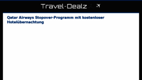 What Travel-dealz.de website looked like in 2018 (6 years ago)
