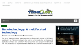 What Technologytimes.pk website looked like in 2018 (8 years ago)