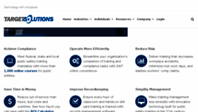 What Targetsolutions.com website looked like in 2018 (6 years ago)