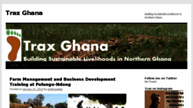 What Traxghana.com website looked like in 2018 (6 years ago)