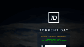 What Torrentday.it website looked like in 2018 (6 years ago)