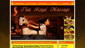 What Thairoyalmassage.com website looked like in 2018 (6 years ago)