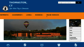 What Thomastonct.org website looked like in 2018 (6 years ago)