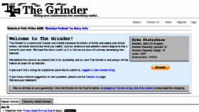 What Thegrinder.diabolicalplots.com website looked like in 2018 (6 years ago)