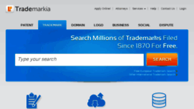 What Trademarkia.com website looked like in 2018 (6 years ago)
