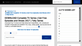 What Tellyseries.cc website looked like in 2018 (6 years ago)